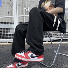 夏男牛仔裤纯色直筒宽松休闲长裤大码S-5XLNK5080P30，男装牛仔裤，星座1013-1