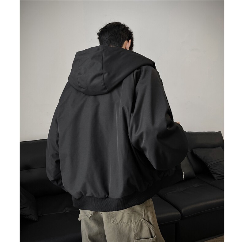 座山雕双面穿加厚保暖冬季连帽棉衣外套男女情侣款棉服P118,男装棉衣,电商C306-1
