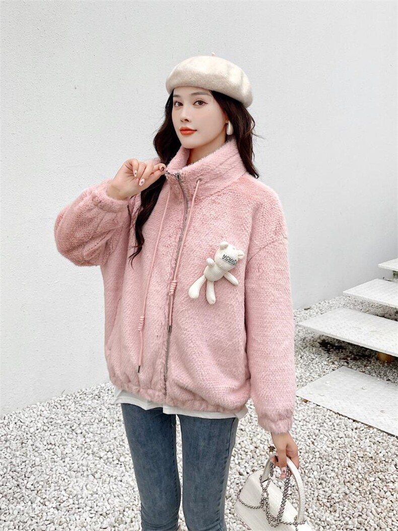 冬季新款小熊水貂外套，其它，樱·之秀