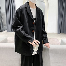 立秋新款现货纯棉休闲西装外套春秋薄款翻领上衣A351-X01-P90，男装西服套装，电商A351