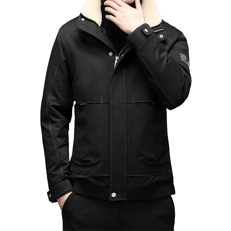 冬季新款中年男脱卸领羽绒服男爸爸冬装休闲款外套YLL21055-P285,男装羽绒服,电商B212（原钱塘6029）