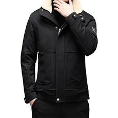 冬季新款中年男脱卸领羽绒服男爸爸冬装休闲款外套YLL21055-P285，男装羽绒服，电商B212（原钱塘6029）