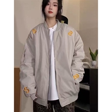 J9888-P58美式潮牌刺绣宽松百搭情侣棒球服夹克外套，男装夹克，星座617A-2