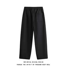新款加绒加厚三防滑雪裤白底平铺XZ604-K122JR-P65控98，男装休闲裤，星座604