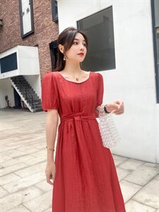 夏季新款连衣裙现货图片