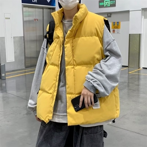 原宿秋季纯色马甲男百搭潮新款宽松型S01P45