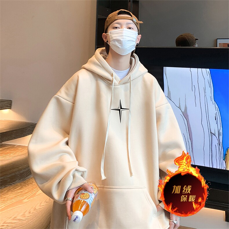 500克重磅秋冬美式加绒加厚卫衣外套DL1561常规特P35加绒特40,男装卫衣,电商A486