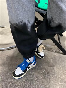 印染运动裤图片