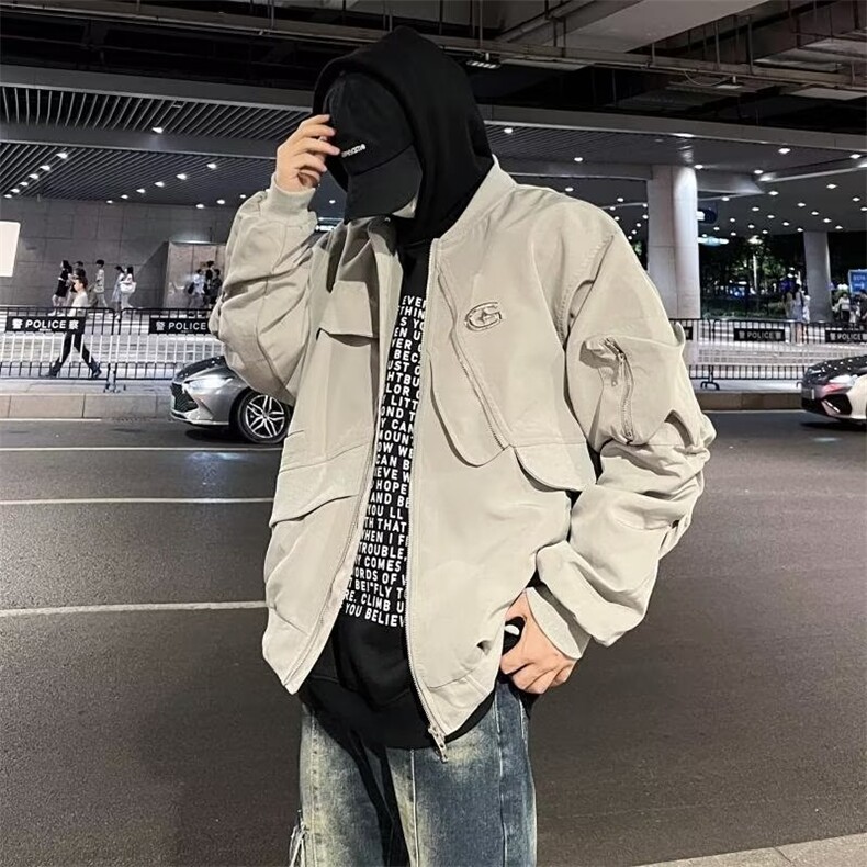 秋季青春流行男夹克文艺潮外套LW05P65,男装夹克,星座1116-2