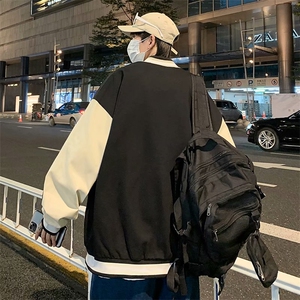 棒球服男春秋潮牌ins港风情侣飞行员夹克宽松运动外套JK42-P48图片