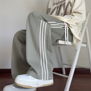 主推 条纹休闲运动裤秋季秋冬男宽松X416b-1-KL906-特P40控58图片
