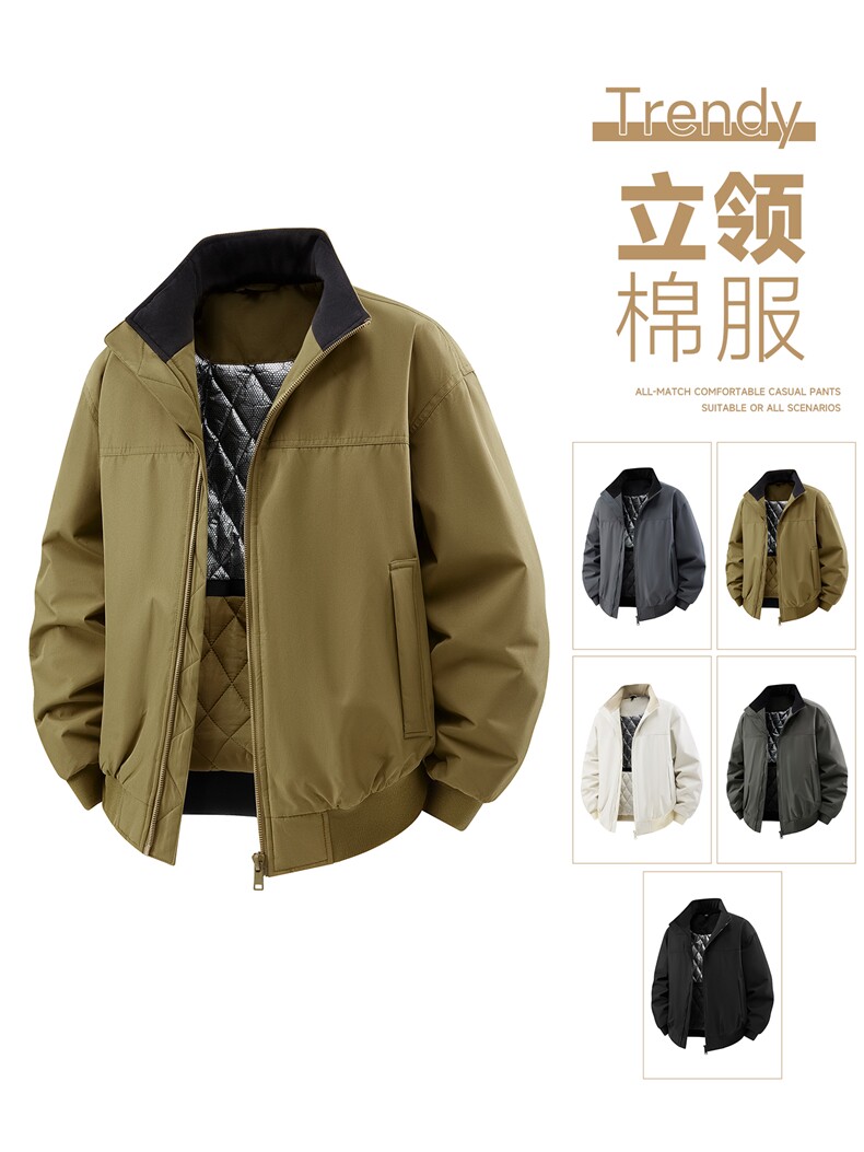 直播现货冬季美拉德石墨烯棉服三防加厚加棉外套MY2802特P88,男装棉衣,星座610B-1