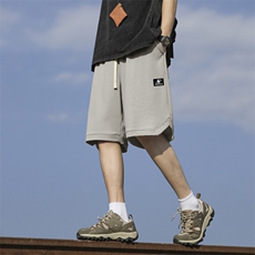 夏季新款外穿运动短裤男ins薄款日系潮流中裤XD2316-特批-35，男装牛仔裤，星座718