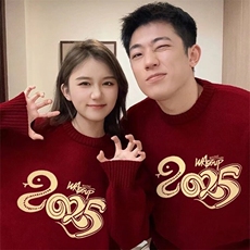 网络图2025新款黑色蛇年本命年圆领卫衣女秋冬时尚洋气上衣服，男装卫衣，星座715-4