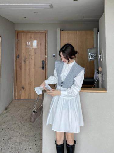 秋冬连衣裙，女装连衣裙，欧尚时