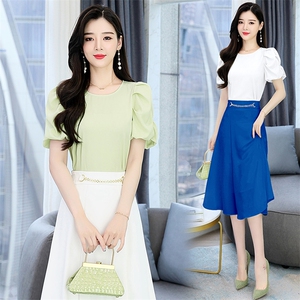 职业套装女2025夏季新款高级感时尚名媛气质女神范洋气减龄衬衫图片