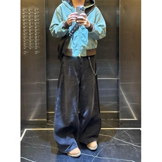 【有货】湖水绿Boxy短款连帽外套男春秋美式帆布夹克Y166CC-特P63，男装夹克，星座1007（原301D）