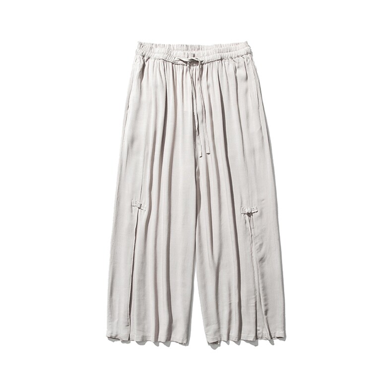 夏季汉服男女情侣仙气飘逸风宋裤古风裙裤禅茶服K62/P75，男装民族服装，电商A221A