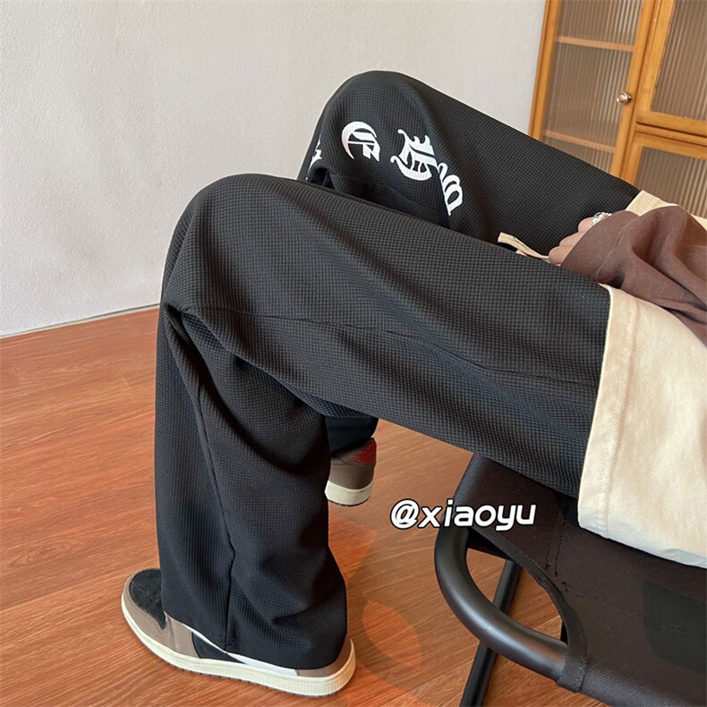 XZ616秋季新款华夫格休闲裤TY392P45控58,男装休闲裤,星座512A（原616）