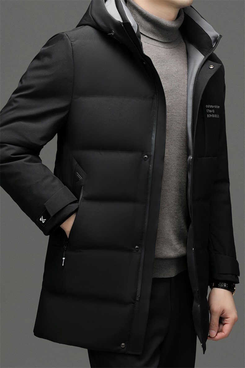 羽绒服男士新款秋冬季宽松休闲中青年保暖连帽外套FF2297-P265,男装羽绒服,星座1105-3