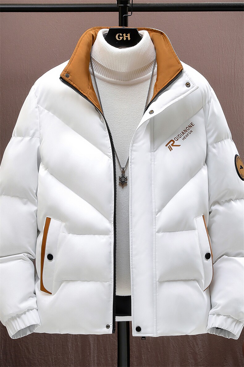 冬季加厚棉衣男休闲时尚青年立领棉衣百搭棉服外套M1801-P78,男装棉衣,星座310B-3