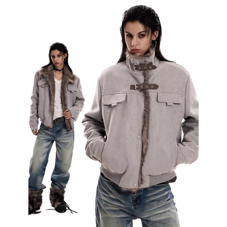 仓库现货5000件，座山雕毛领棉服里布800克全毛面料复合牛奶丝，男装棉衣，星座506-1