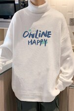 ！2023秋冬新款男士潮流高领毛衣百搭潮流针织衫上衣M718P55，男装针织衫/毛衣，电商B220