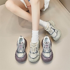 韩版新款老爹鞋女2024夏季学生跑步运动增高休闲鞋女，女鞋休闲鞋，电商A223