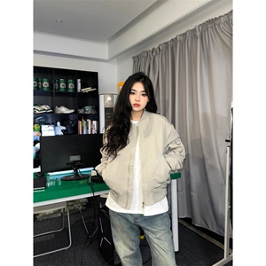 jk0230 批85 限128 潮牌美式设计感棒球服夹克外套上衣图片