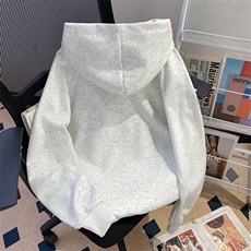 万针刺绣结构设计重磅秋冬全棉高品质美式高街连帽卫衣外套Y7716，男装卫衣，电商A486