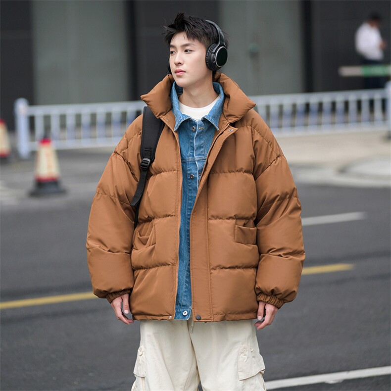 现货一万件抖音直播牛仔假两件大码棉衣情侣棉服8218P118,男装棉衣,电商A030