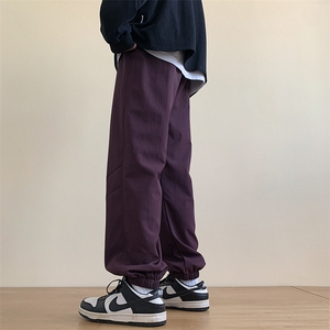 港风秋冬工装裤宽松休闲伞兵裤男K23322-P40控58图片