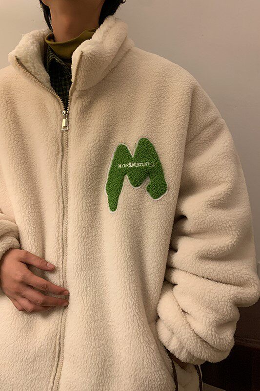 羊羔毛棉衣外套加厚棉服夹克厚港风日系棉袄1016-1W57P118K158,男装夹克,星座1016-1（原电商B408-1）
