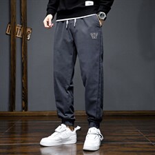 22年抖音秋季新款直筒休闲束脚仿牛仔裤男百搭长裤子潮K532，男装休闲裤，星座815-2
