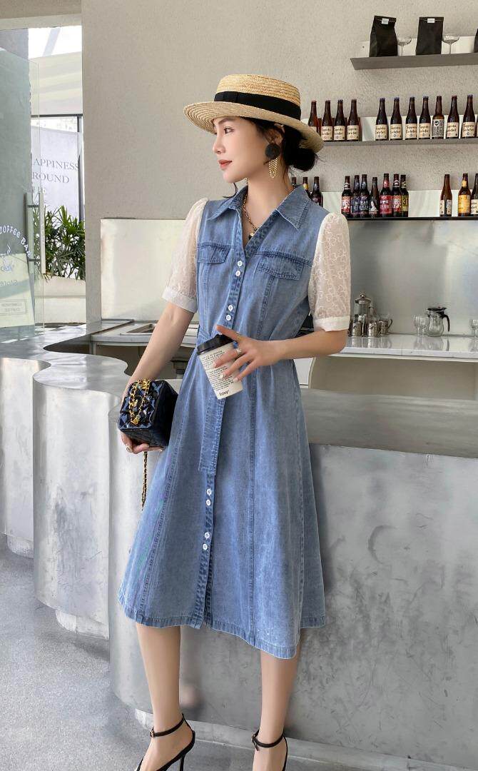 夏季拼色牛仔热销款，其它，迈裳亿