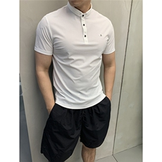 25夏季新高品质亨利领透气舒适印花短袖T恤肌肉男705-1-T009-P63，男装T恤，星座705-1