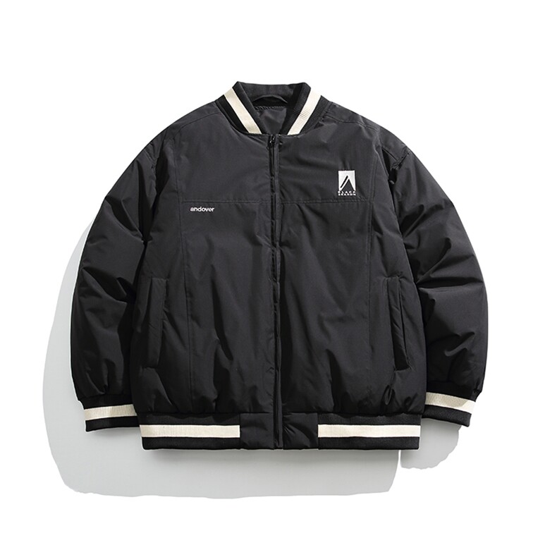 2026冬季新款男日系潮牌纯色刺绣白鸭绒羽绒服加厚外套YR38-F219,男装羽绒服,电商A101（原外27）