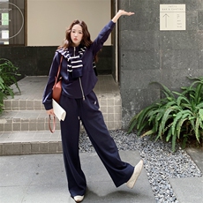 新款现货主推披肩卫衣套装2C129-2597-P185-K268，女装套装/套裙，2C129