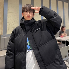 现货抖音得物可供视频三防加厚羽绒连帽棉衣外套面包棉服85530，男装棉衣，电商A486