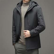 CSYR86030钱塘2020-2冬季厚款商务休闲中年男士有帽羽绒服P205，男装羽绒服，钱塘207-2