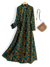 水衣源659款针织提花气质旗袍长裙（面料弹性好，可作打底），女装汉服/婚纱/旗袍/礼服，水衣源