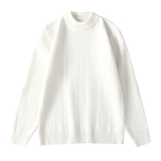 8777-P382025年秋冬新款圆领毛衣男时尚长袖针织衫，男装针织衫/毛衣，电商A113