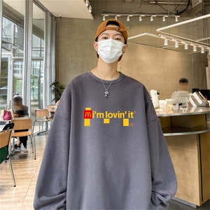 特P25控48 秋冬新款男士圆领卫衣宽松休闲日常百搭上衣WQ24376图片