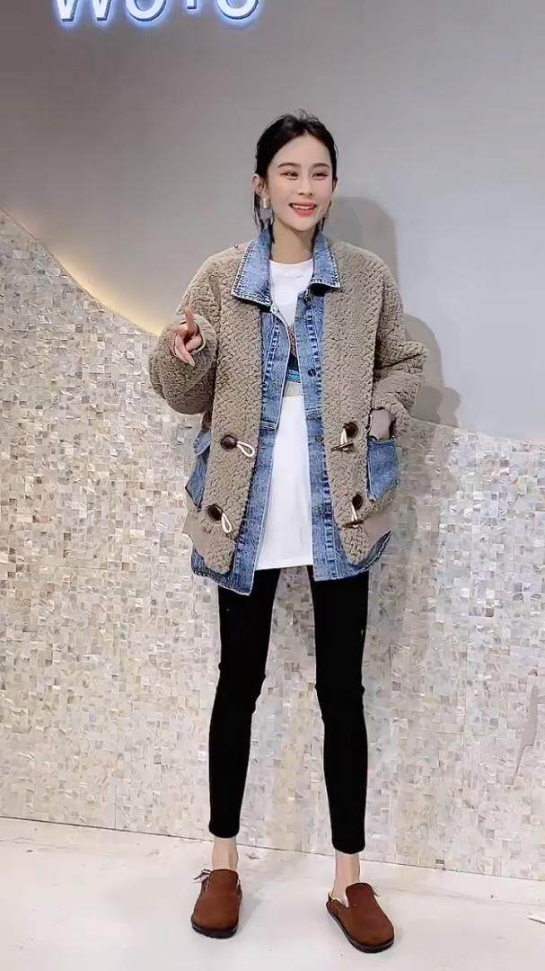 牛仔拼接编织貂全新面料高级感爆棚，其它，姚姚家