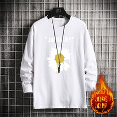 TX3073-P25加绒-P35纯长袖t恤男大码圆领打底衫体恤上衣服，男装T恤，电商A040A