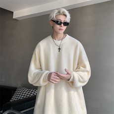 彷貂毛圆领针织衫毛衣男CP15-特P45，男装针织衫/毛衣，电商B371