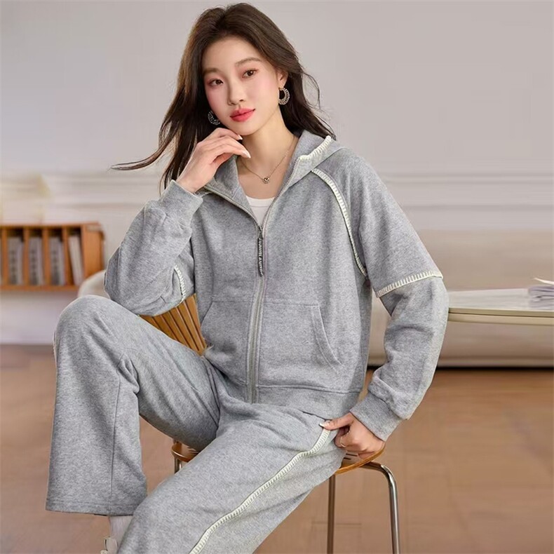 2026春装新款简约时尚休闲运动女装套装,女装套装/套裙,阿丹