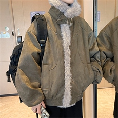 主推冬季新款宽松/座山雕加厚外套潮加厚棉衣XZ102B-1M803-P125，男装棉衣，星座102B-1
