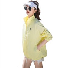 防晒衣女长袖短款2025新款夏季冰丝透气宽松可外穿防晒服薄款外套，女装防晒衣，蝶眷