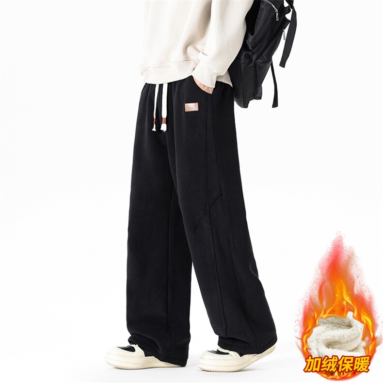 男士秋冬季加绒加厚2026新款棉裤男生休闲宽松长裤JR29188-P45，男装棉裤，星座610（原A335）